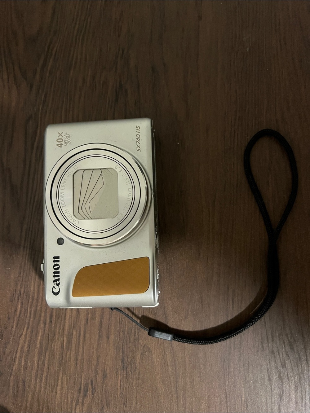 Canon Compact Digital Camera in Silver and Gold Accent